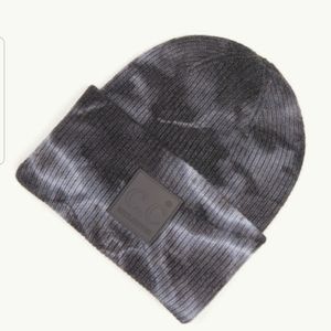 C.C. Beanie Cuff Tie Dye Dark Grey/Light Grey